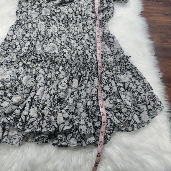 Misa Los Angeles Josephine Floral One-Shoulder Ruffle Mini Dress Size Small - Picture 13 of 14